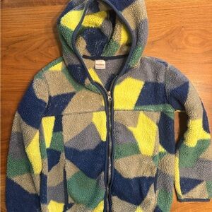 Hanna Andersson Marshmallow Fleece Jacket Boys | Sherpa Hoodie GUC